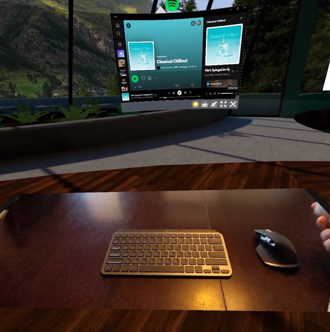 Color passthrough mouse/keyboard