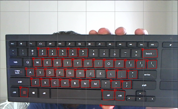 OpenCV to detect rectangle density